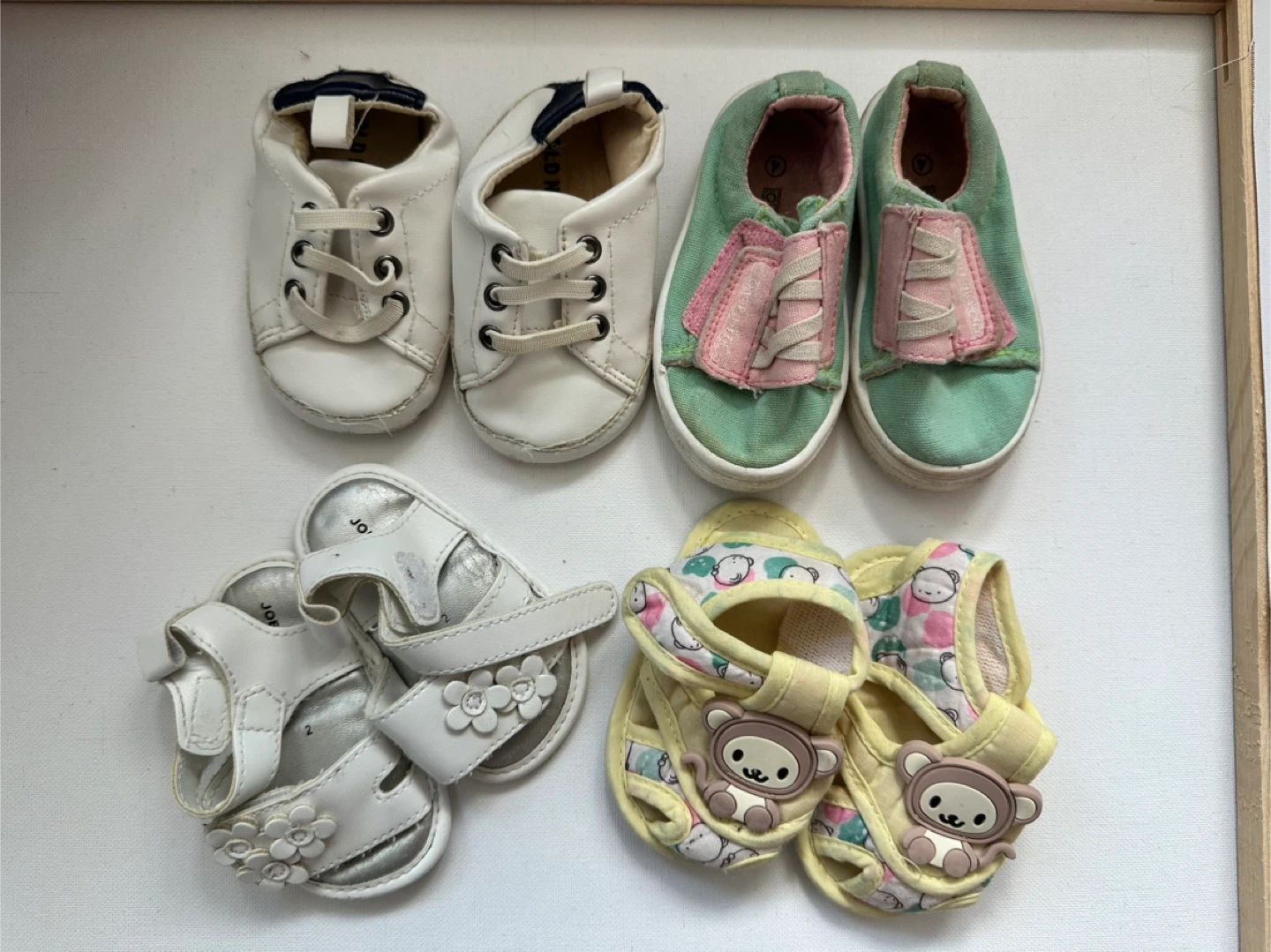 Bundle of 4 Pairs of Baby Shoes