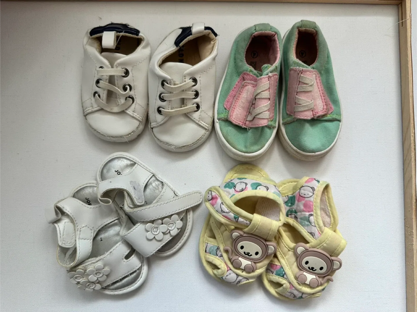 Bundle of 4 Pairs of Baby Shoes