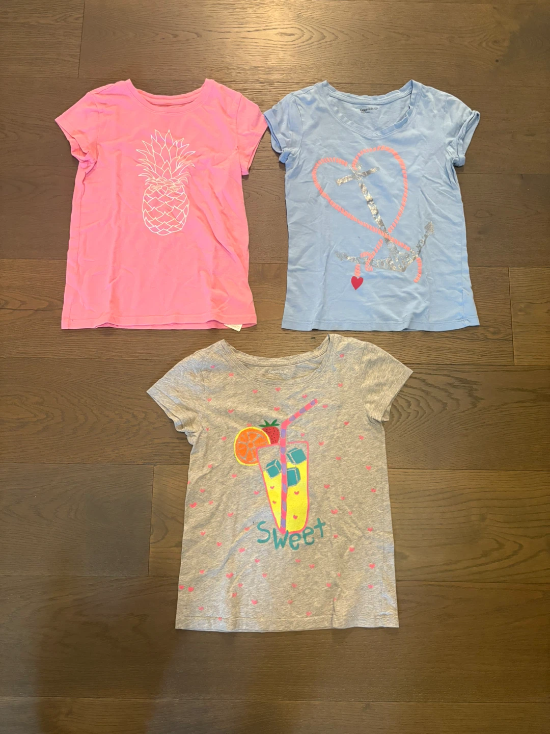 Gap girls summer t-shirts sz 10 EUC all for $25