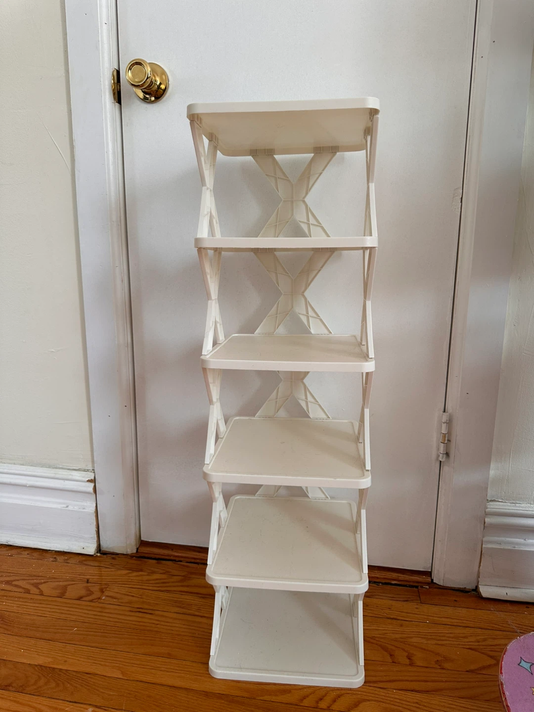 5-Tier Folding Shelf Unit