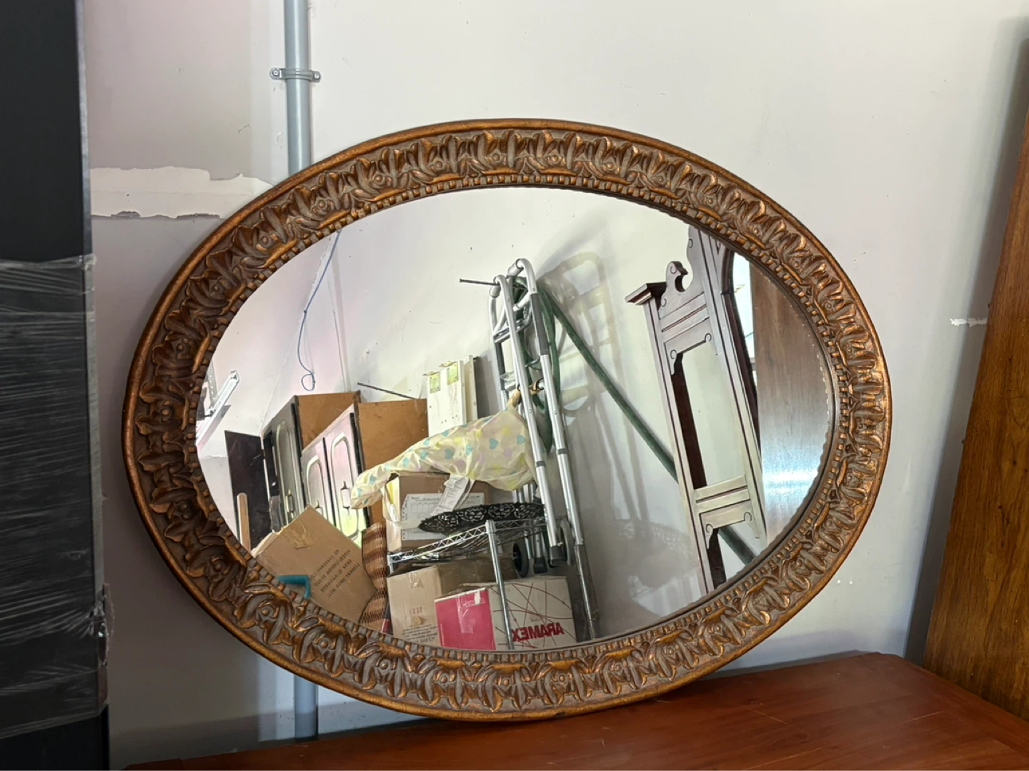 Ornate Oval Mirror - photo 2