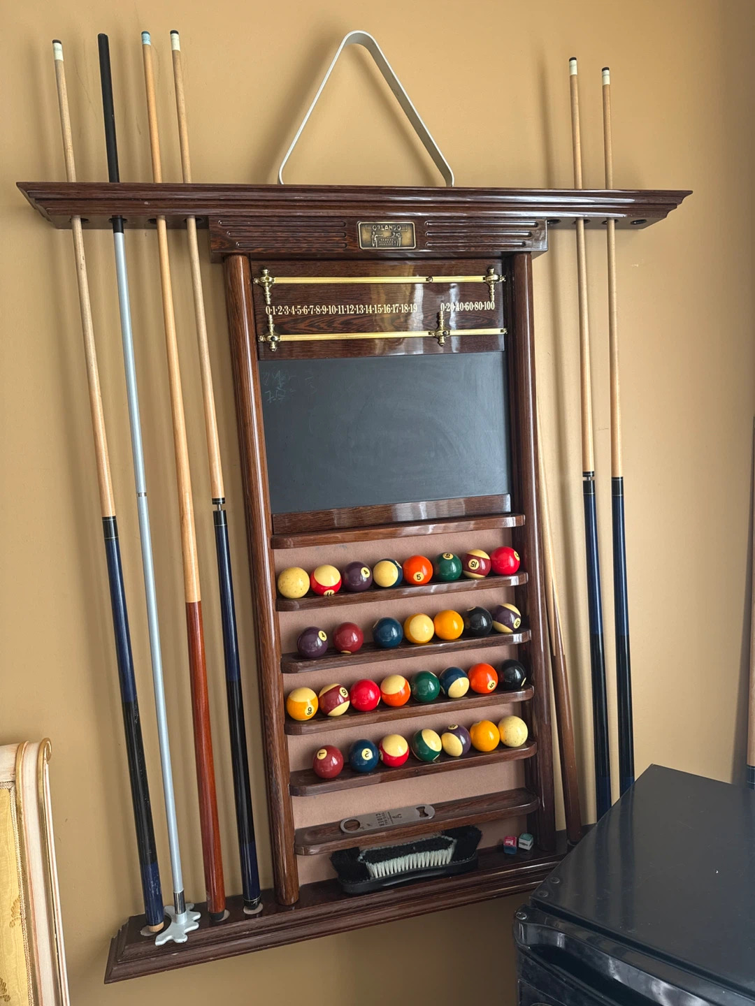 Pool Table with Accessories