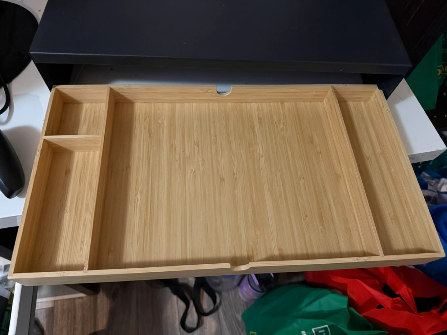 Ikea ELLOVEN Monitor Stand with organiser drawer - photo 3