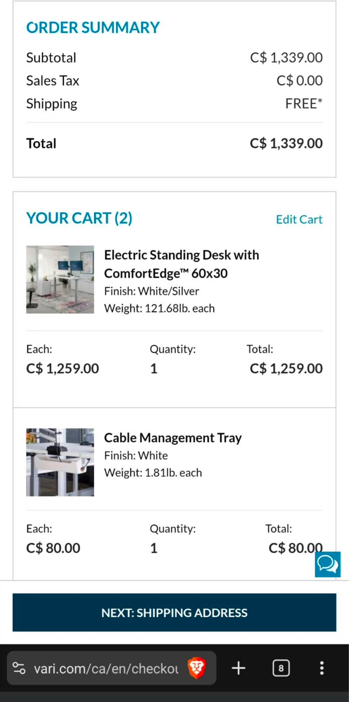 🚨 Vari Electric Standing Desk + FREE Office Chair - photo 2