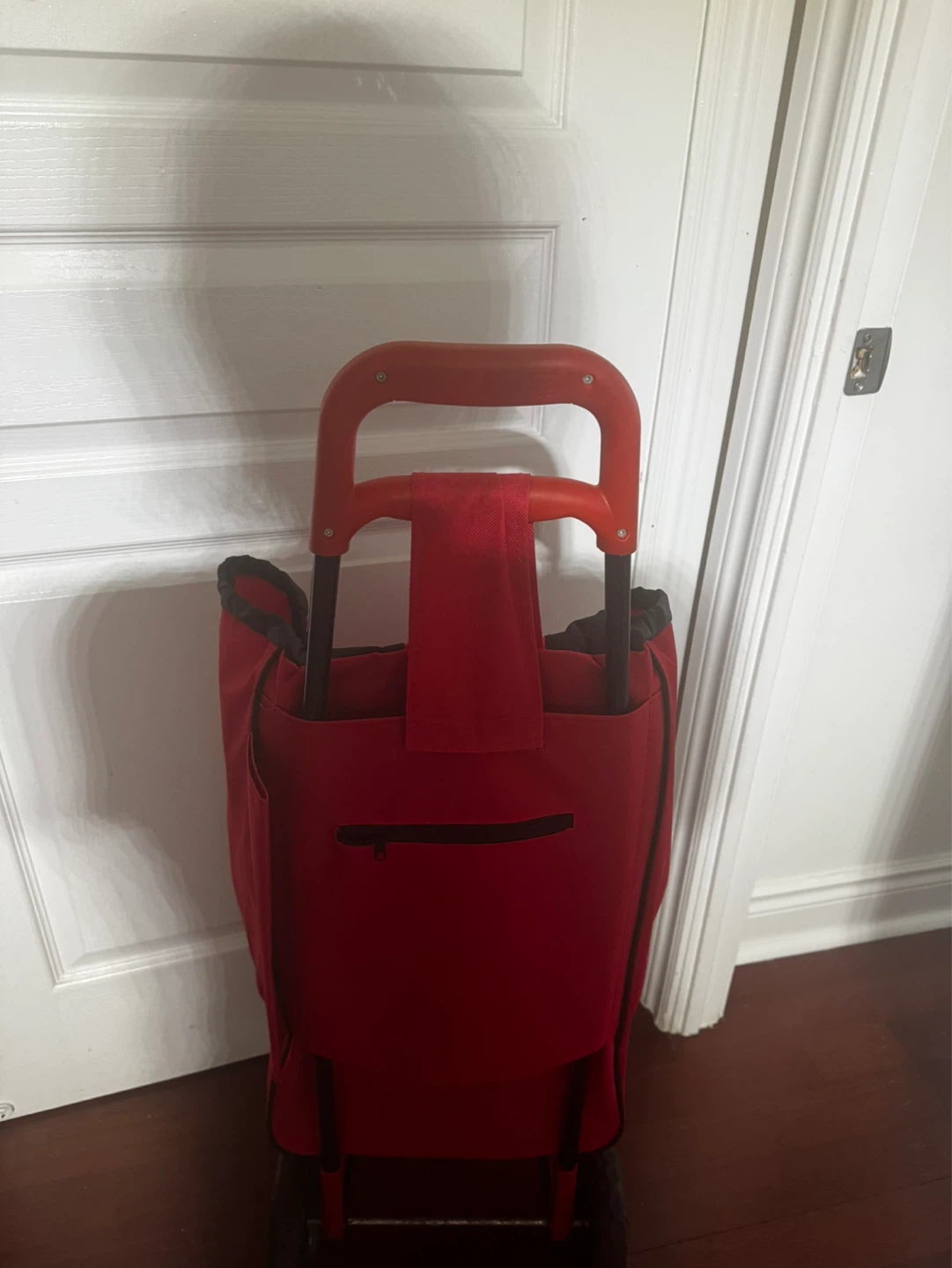 Red Shopping Cart Trolley - photo 3
