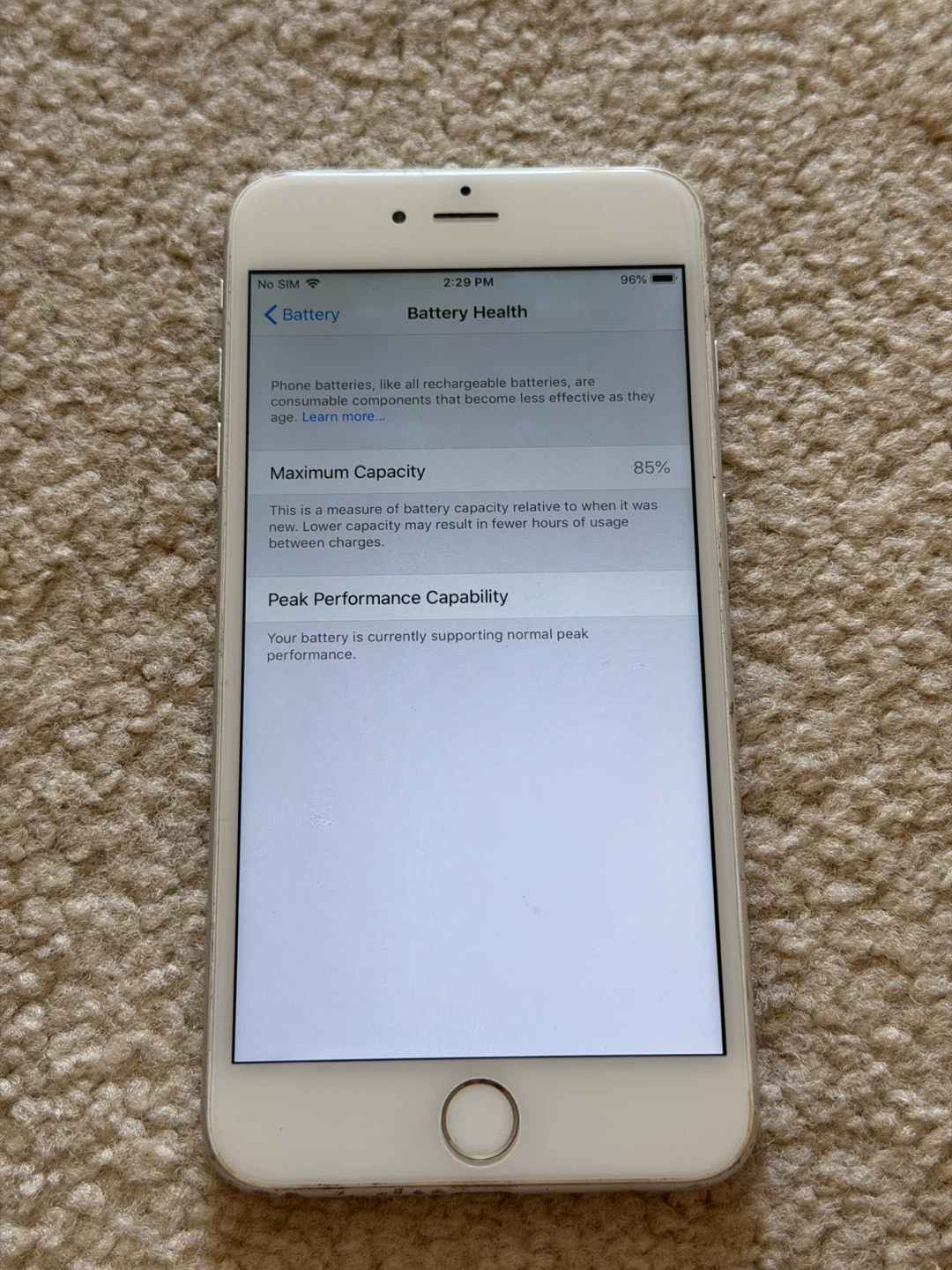 iPhone 6+ 64GB Silver - photo 3