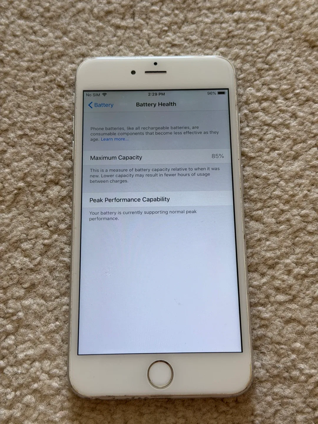 iPhone 6+ 64GB Silver - photo 3