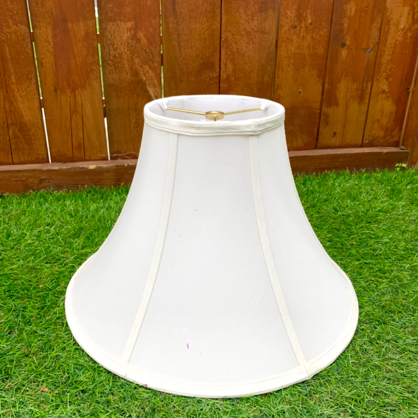 Lamp Shade White Bell Shade Lighting Home Decor Replacement - photo 2