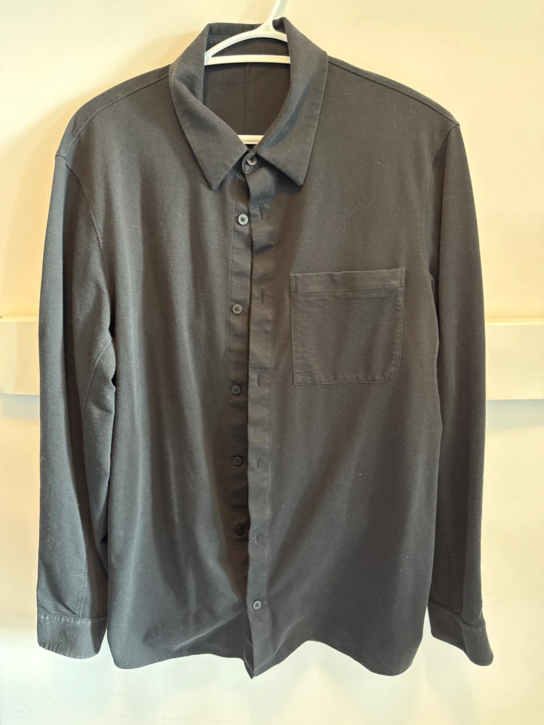Lululemon Men’s Commission Long-Sleeve Shirt  Pocket Large