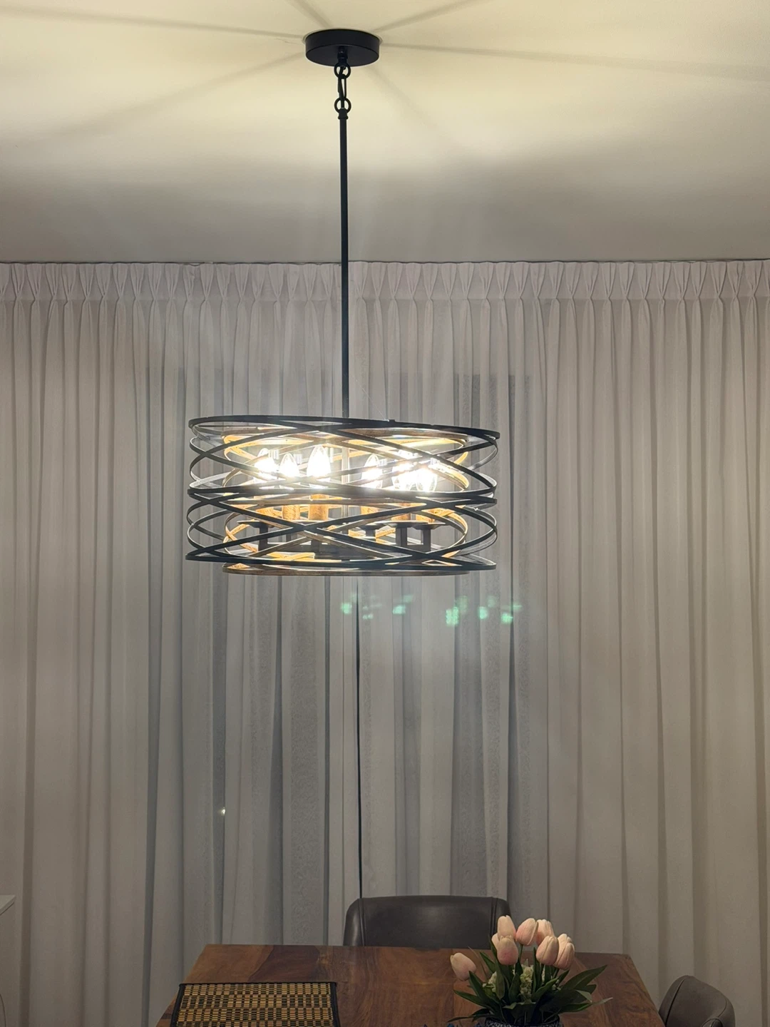 Ameal 6-Light Unique Design Adjustable Pendant Light