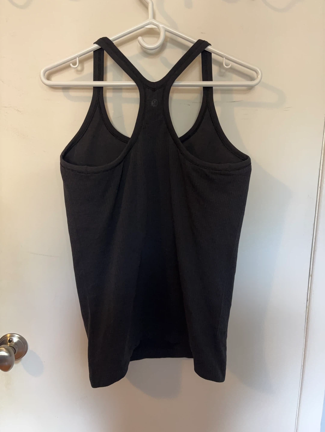 Lululemon Black Ribbed Tank Top Size 12