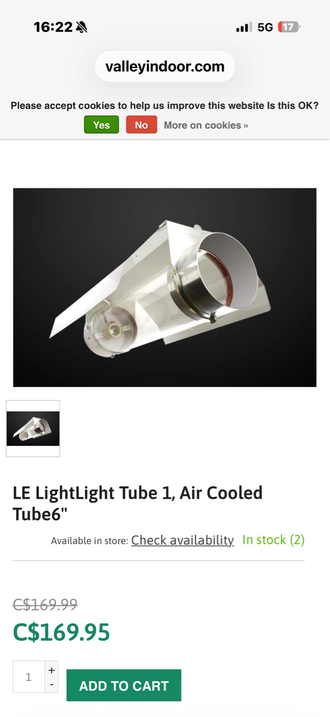 LE LightLight Tube 1, Air Cooled Tube6