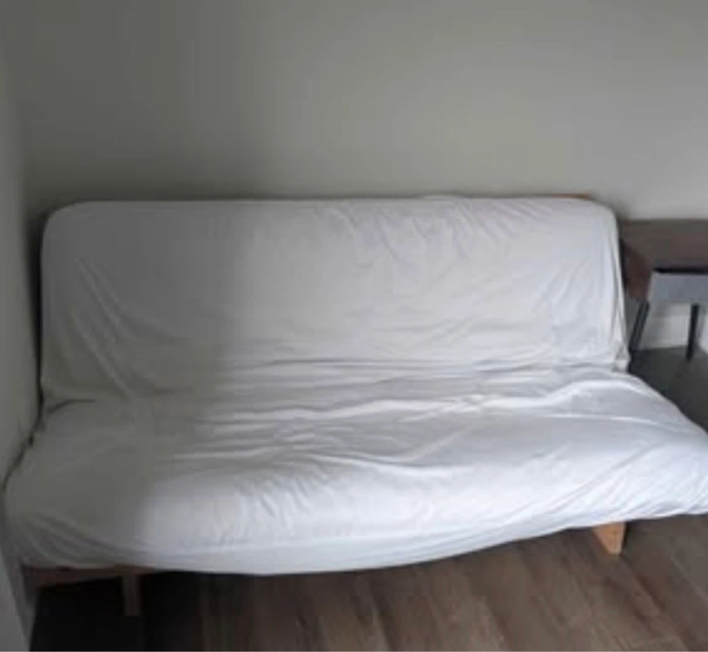 Futon Sofa Bed with Wooden Frame - photo 3
