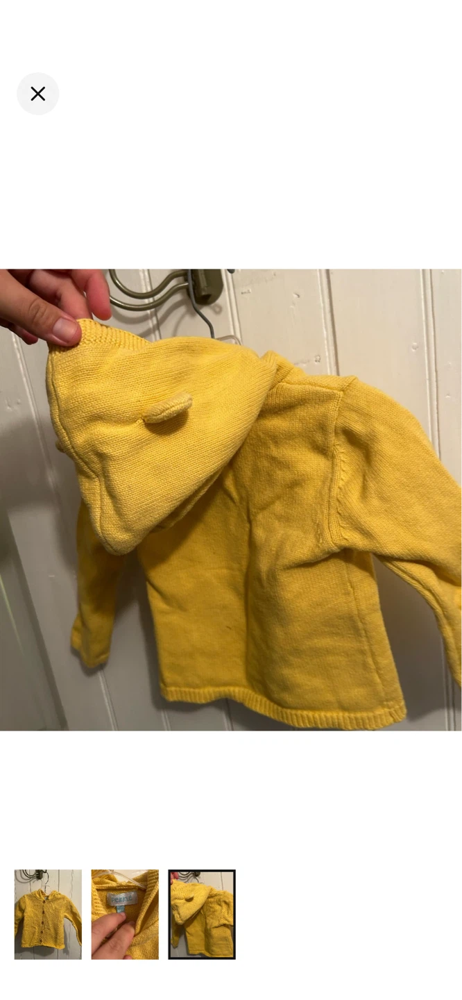Pekkle Yellow Hooded Cardigan - photo 3