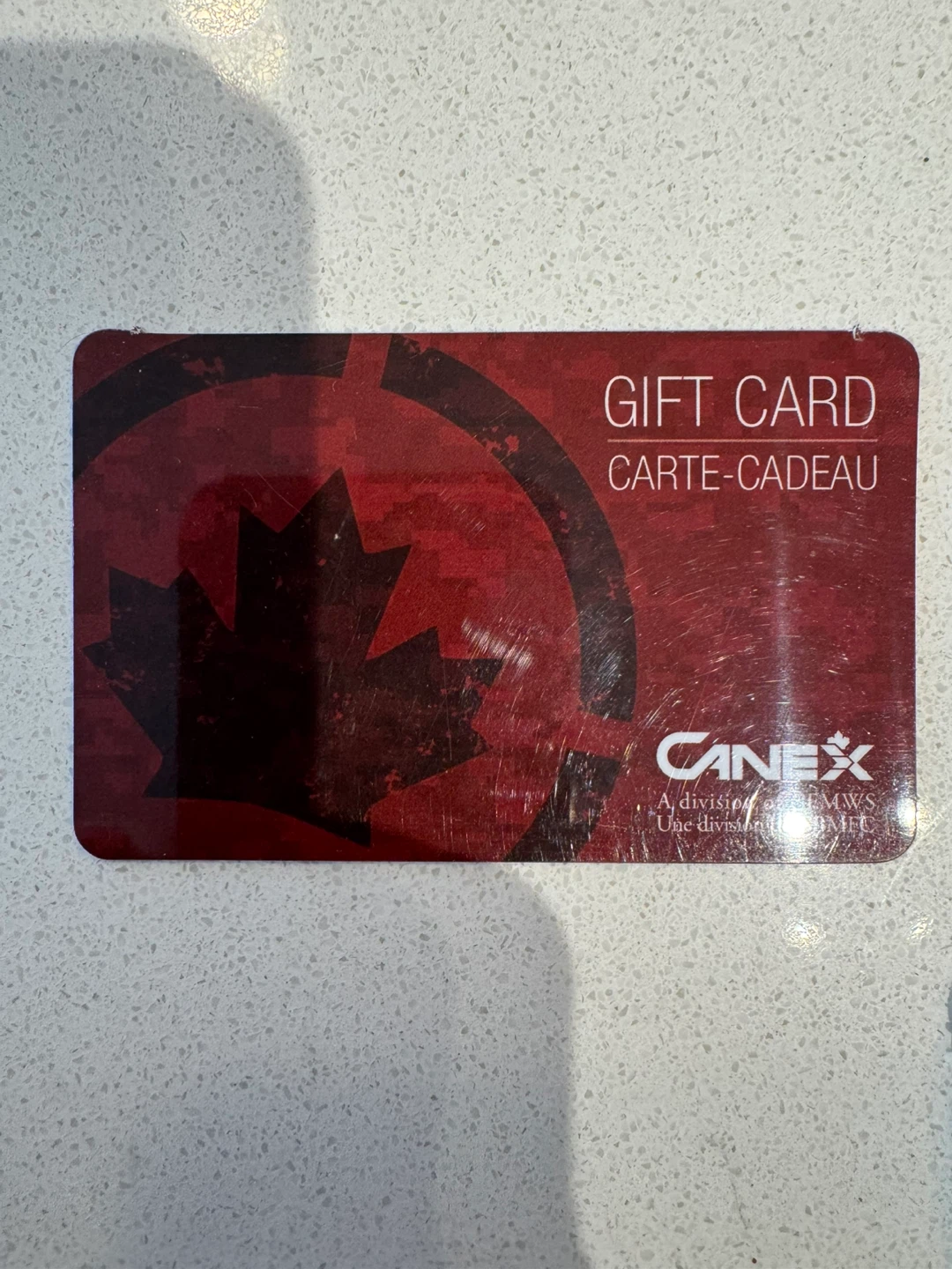 CANEX Gift Card - $77.53 Balance