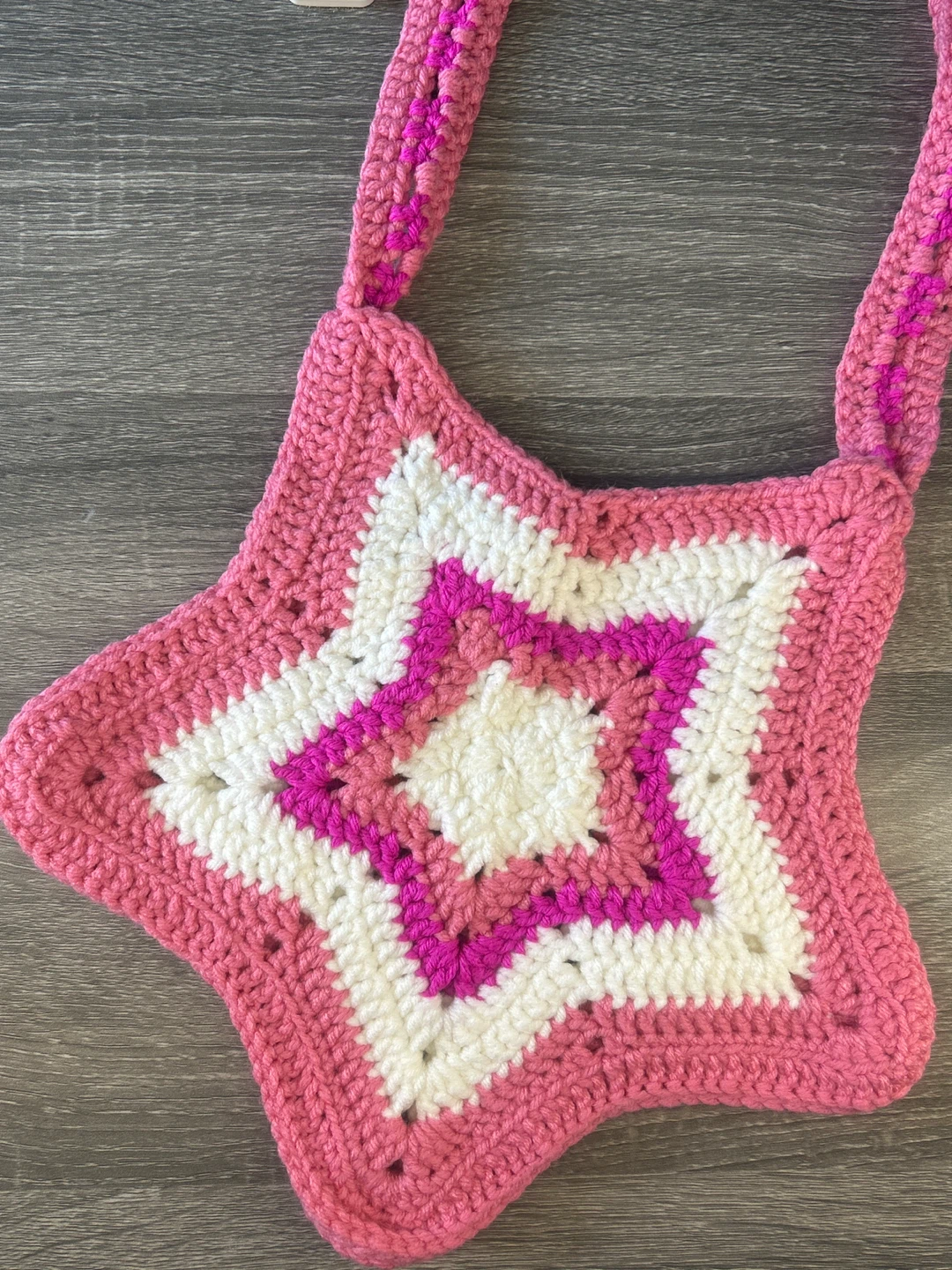 Handmade Crochet Star Bag - photo 2