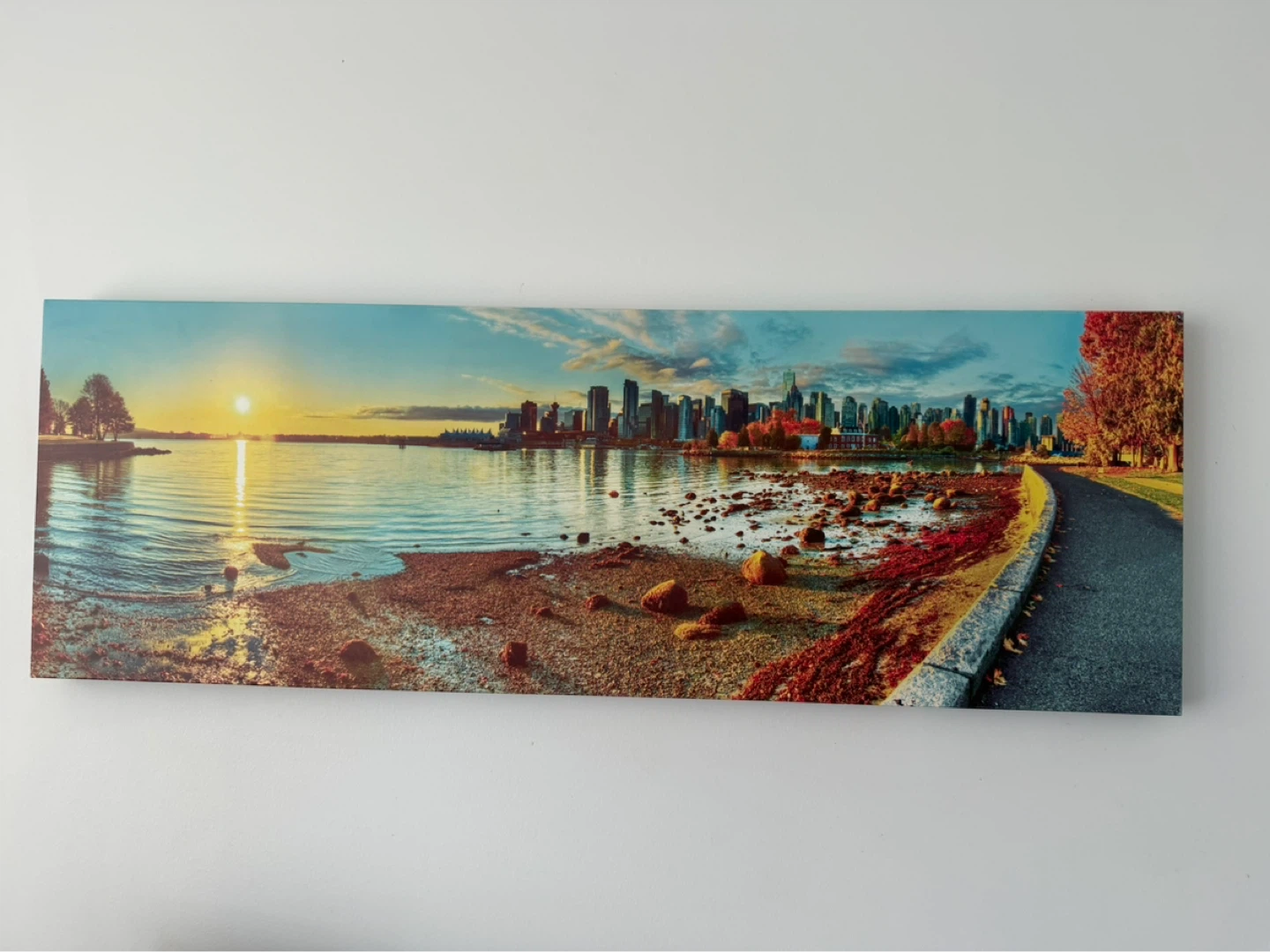 Panoramic Vancouver Skyline Canvas Print
