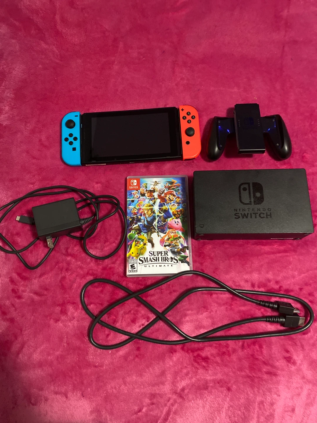 Nintendo Switch Console with Super Smash Bros. Ultimate