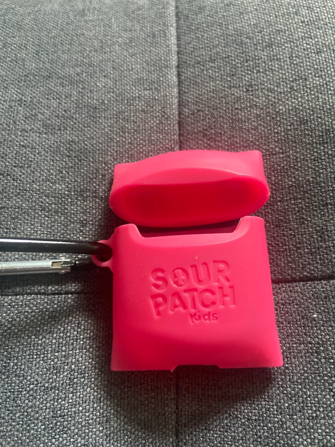 Sour Patch Kids Pink Earbud Case with Carabiner - photo 2