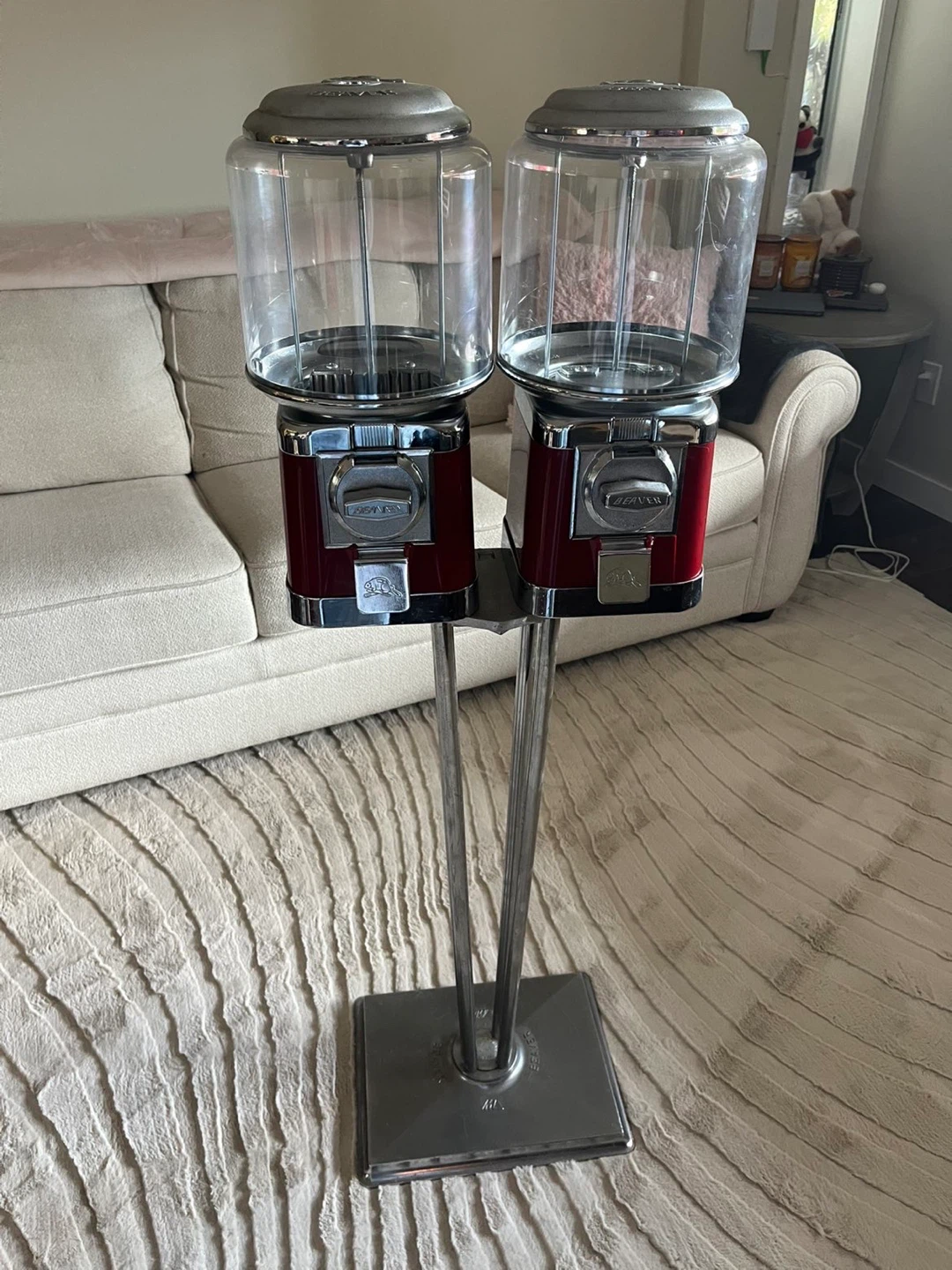 Beaver Double Gumball Machine
