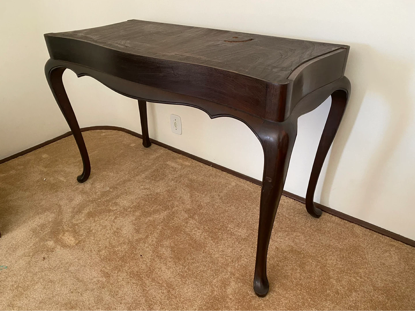 Dark Wood Console Table