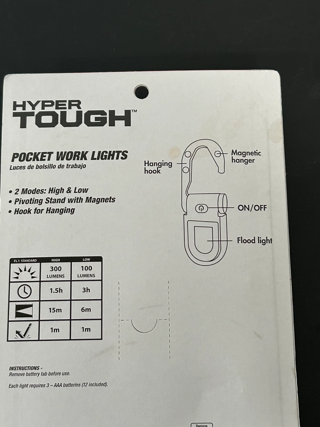 Hyper Tough 4 Pack Pocket Work Lights - photo 4