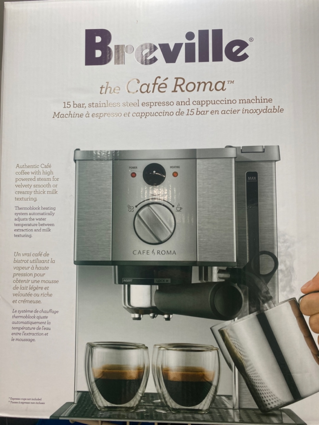 Breville the Cafe Roma Espresso Machine - photo 2