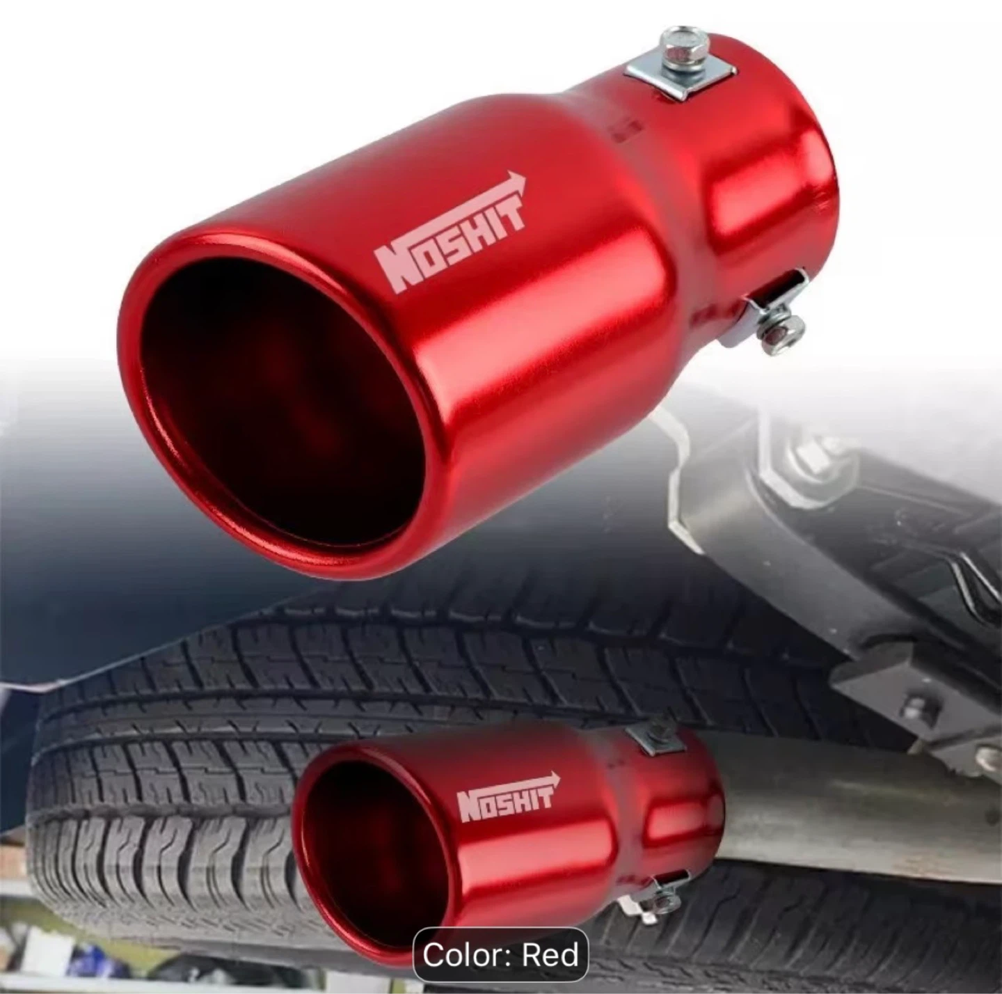 Noshit Red Exhaust Tip - photo 3