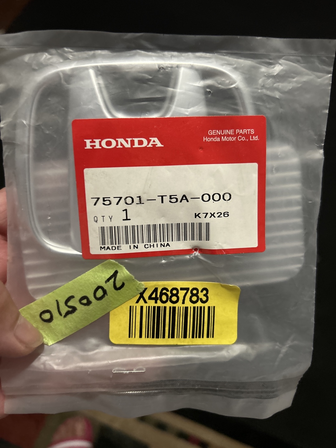 Honda Emblem 75701-T5A-000