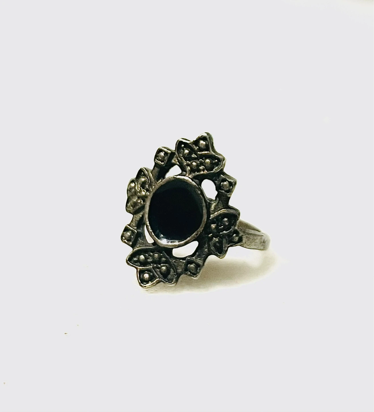 Vintage Black Stone Ring