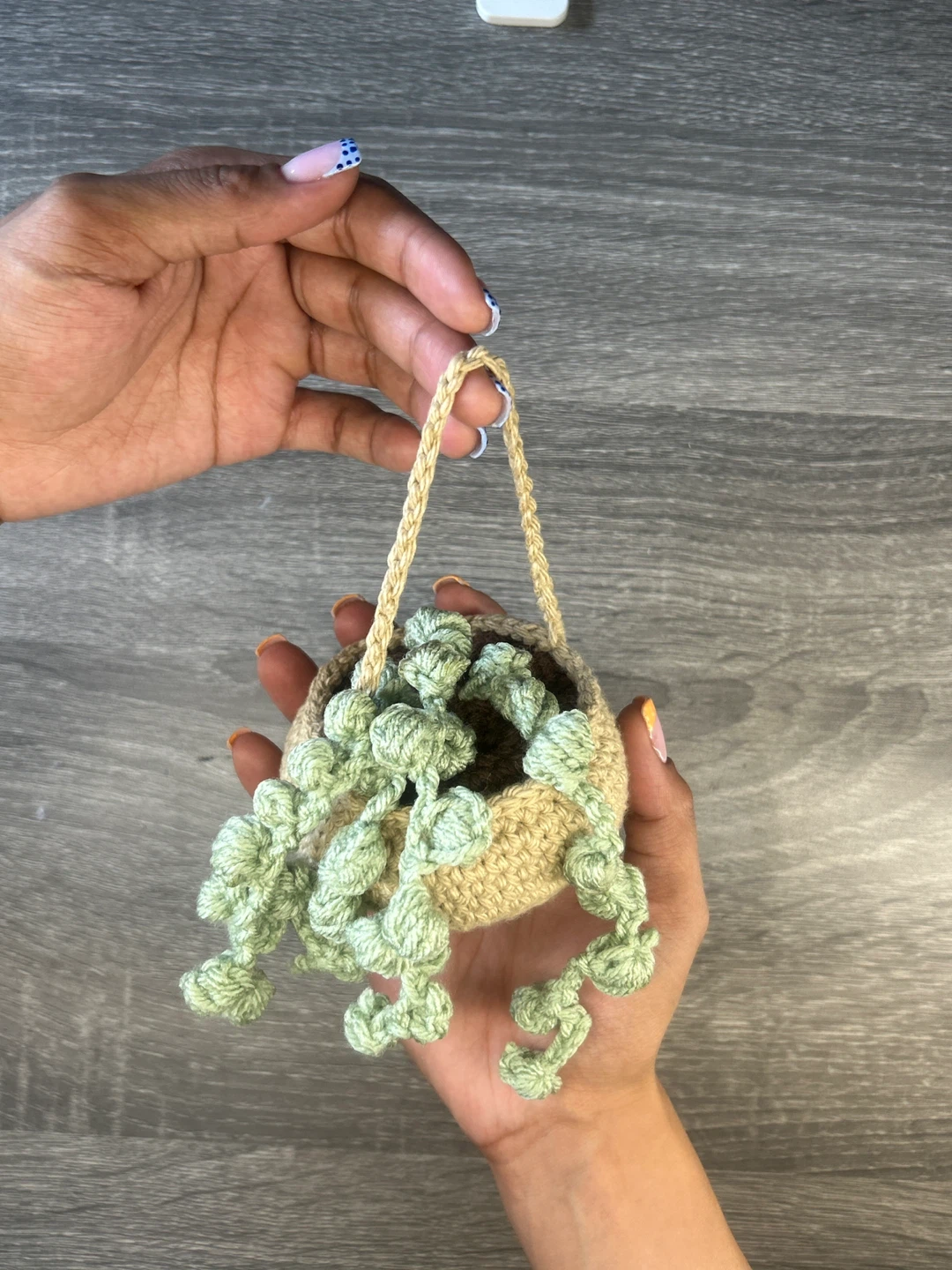 Crocheted String of Pearls Plant - photo 3