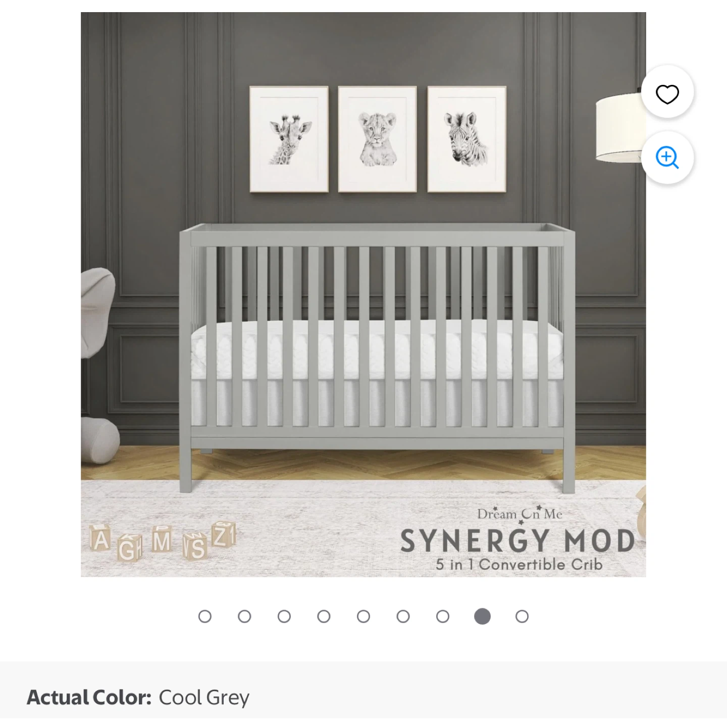 Dream On Me Synergy Crib and Simmons Crib Mattress - photo 3