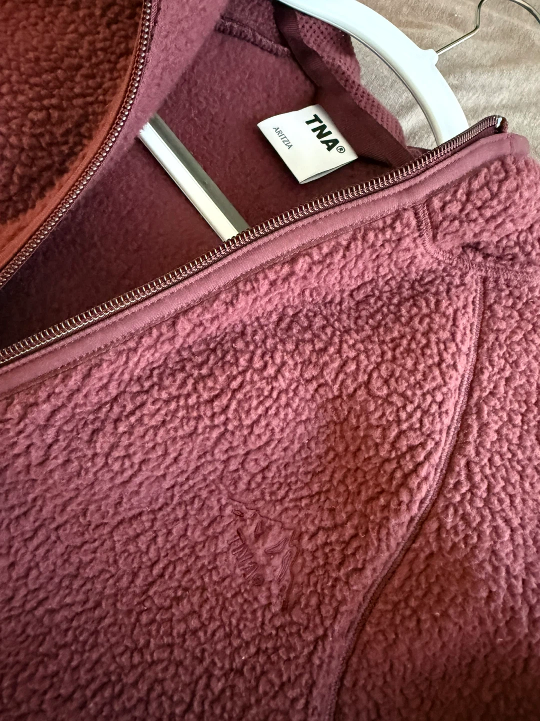 TNA by Aritzia Fleece Hooded Jacket - photo 3