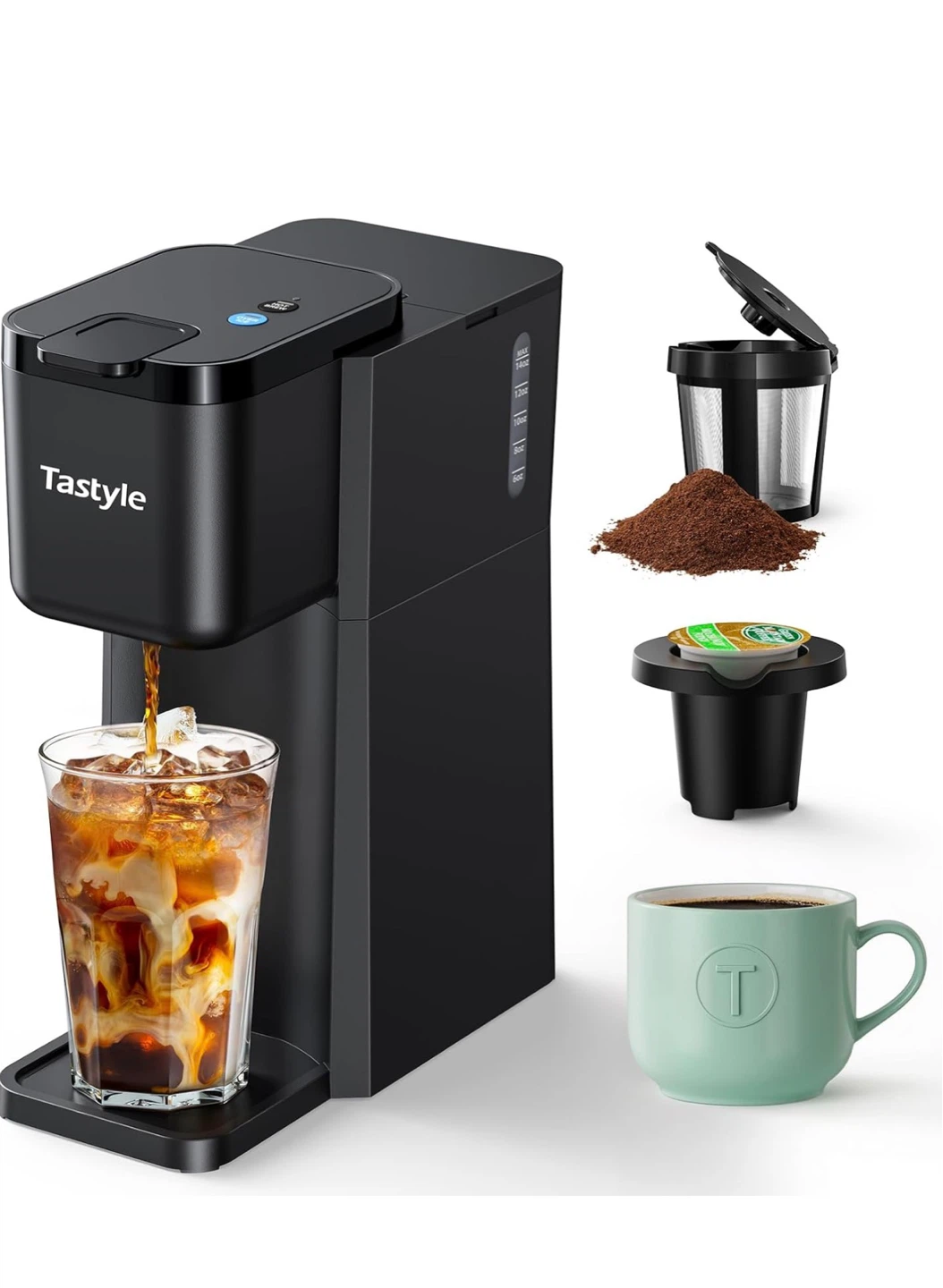TastyStyle Single Serve Iced Coffee Maker New - photo 3
