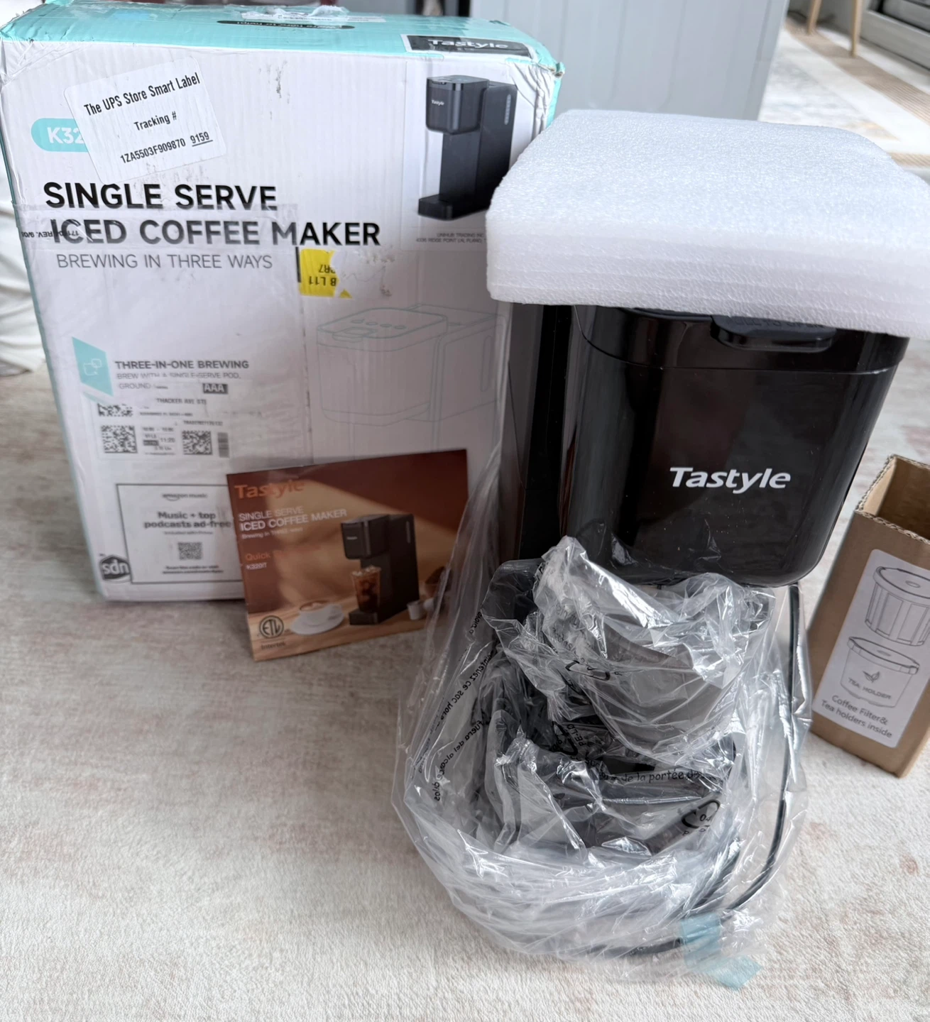 TastyStyle Single Serve Iced Coffee Maker New - photo 2
