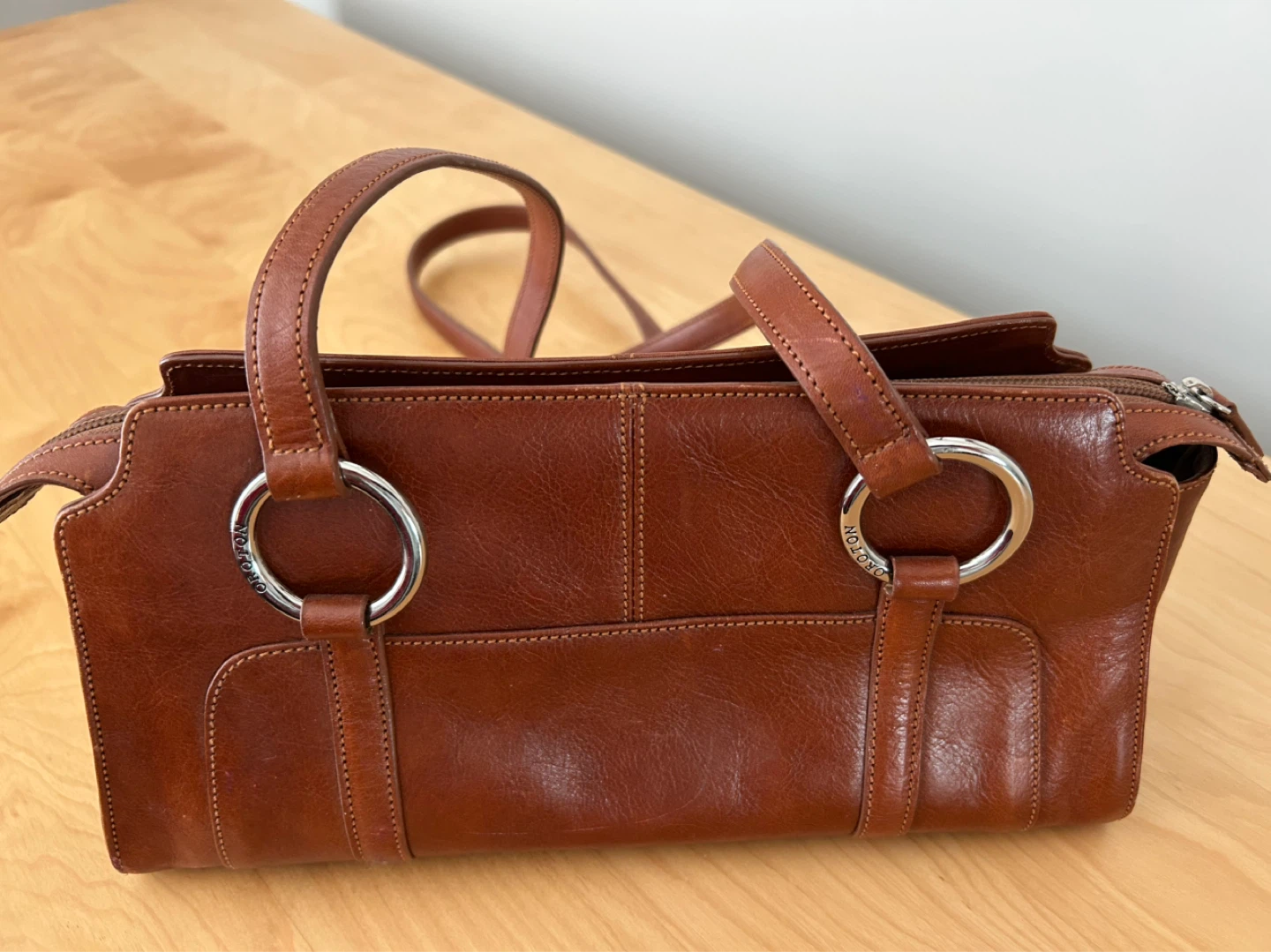 OROTON  brown leather bag. - photo 3