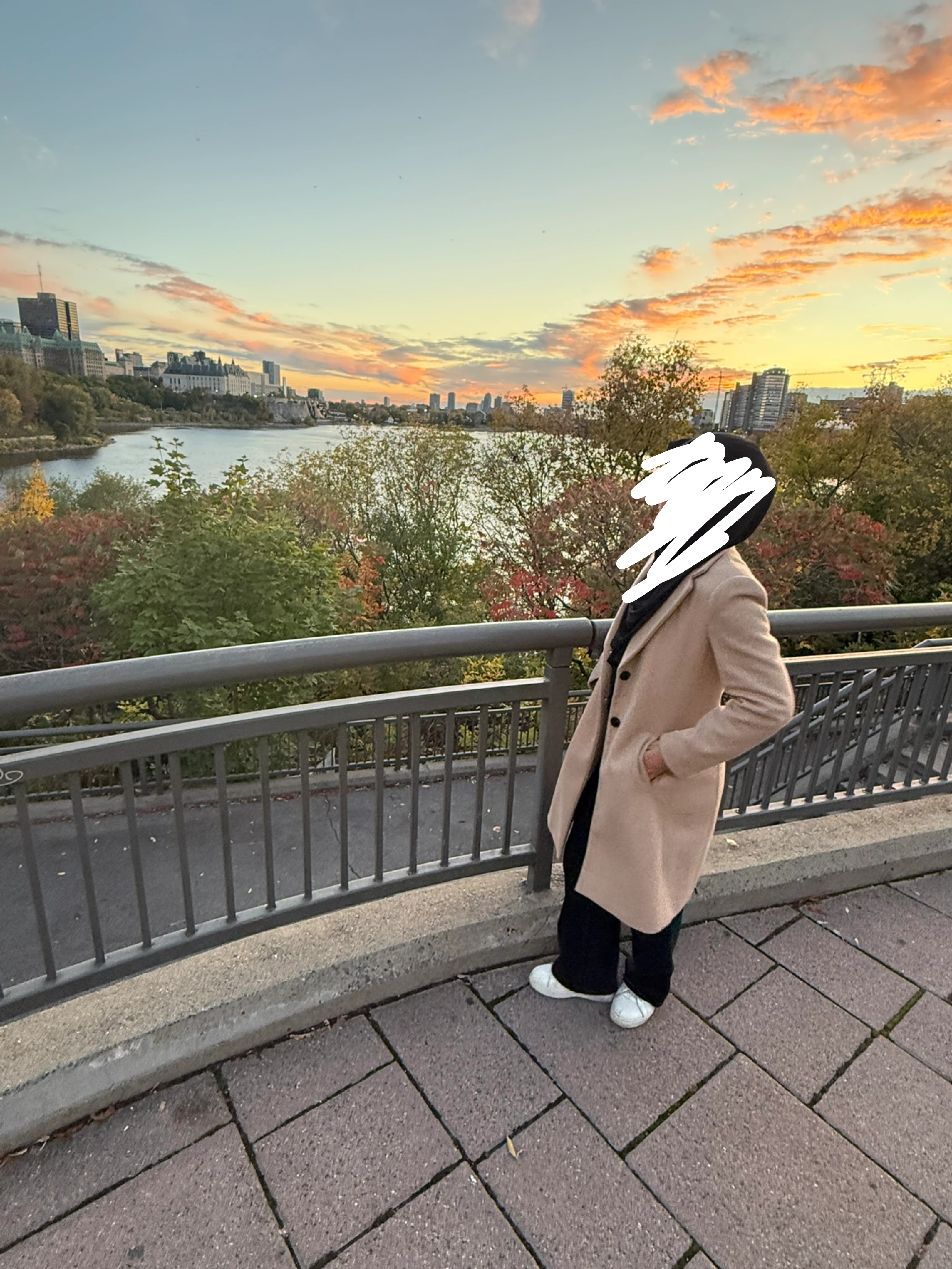 Women's Beige Wool Blend Coat
