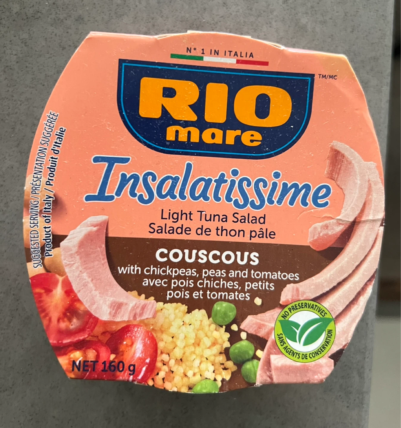 Rio Mare Insalatissime Light Tuna Salad Couscous