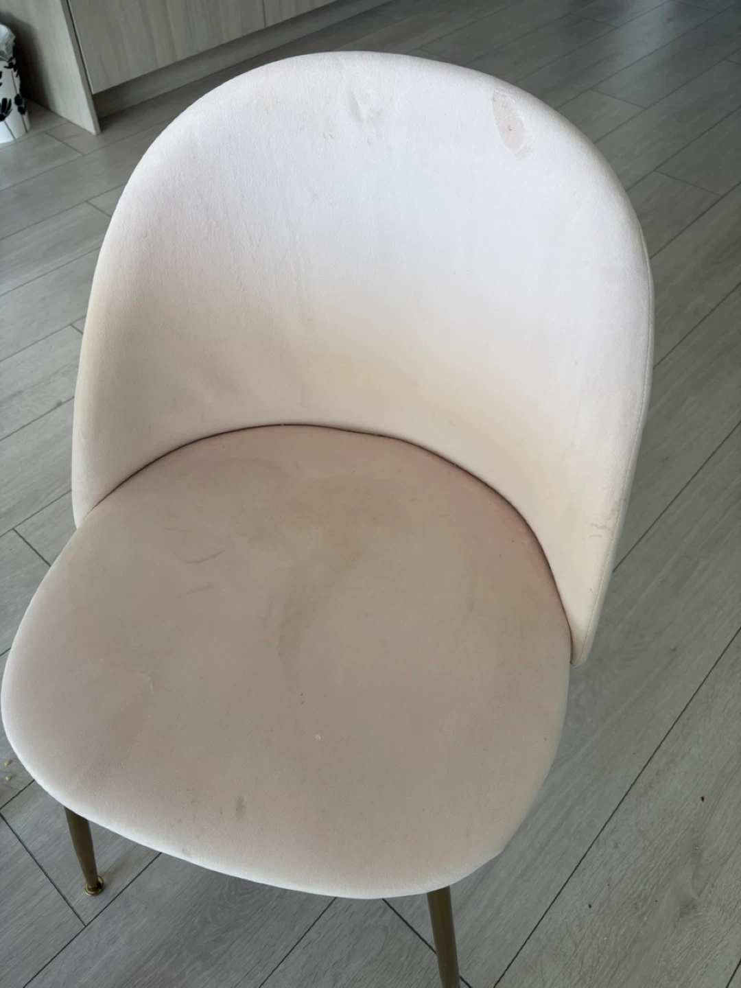 Pink Velvet Dining Chair - photo 2