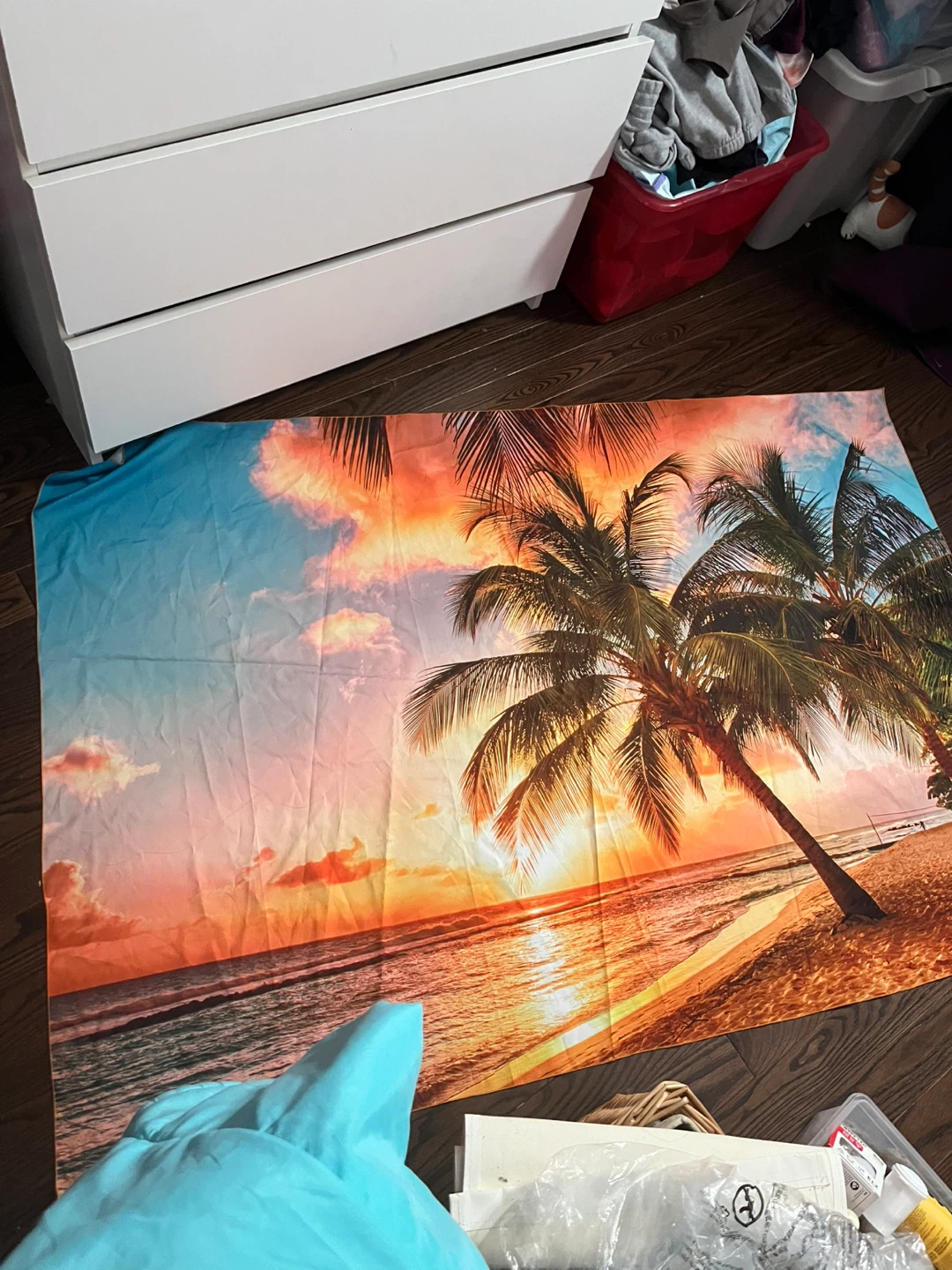 Beach Scene Tapestry