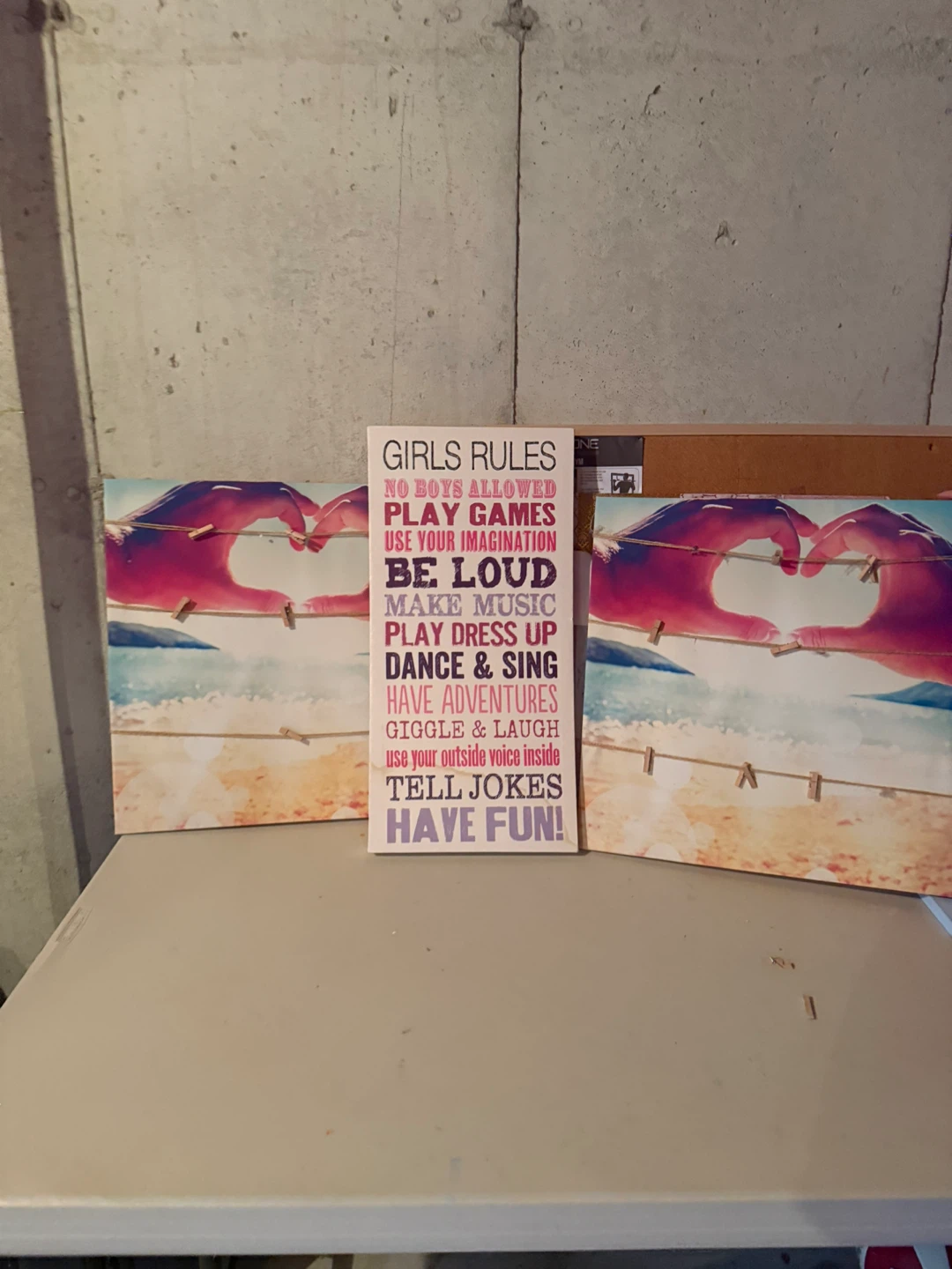 Girls Room Frames