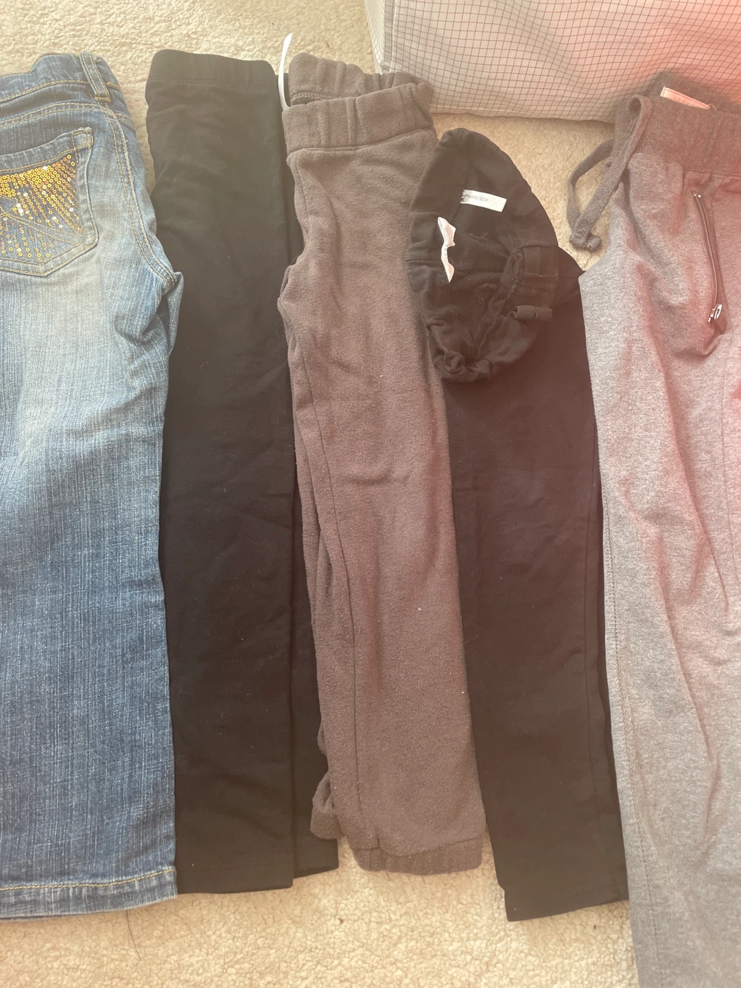 5-7 yo Girls' Pants Bundle (Jeans, Sweatpants)