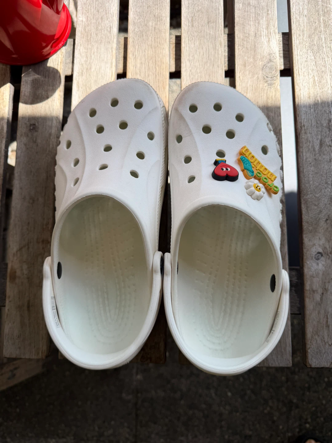 White Crocs with Charms - photo 3