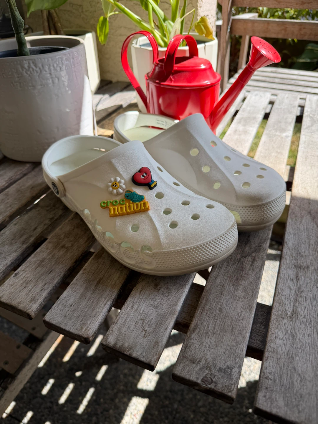 White Crocs with Charms - photo 2
