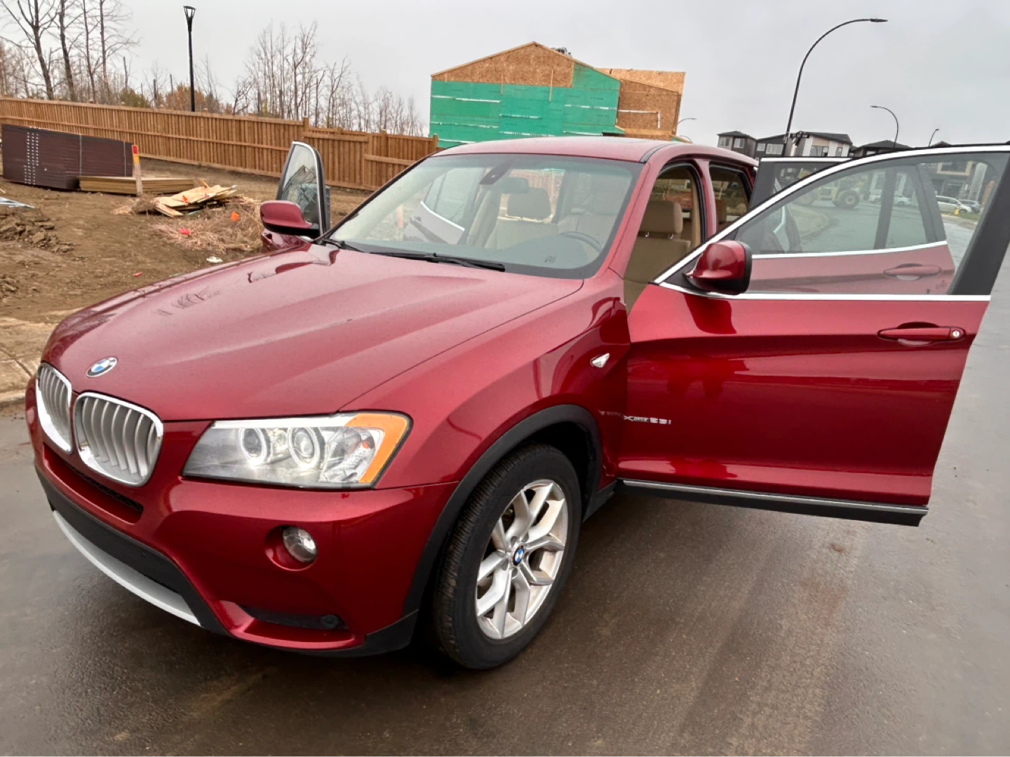 2011 Red BMW X3 AWD 28i