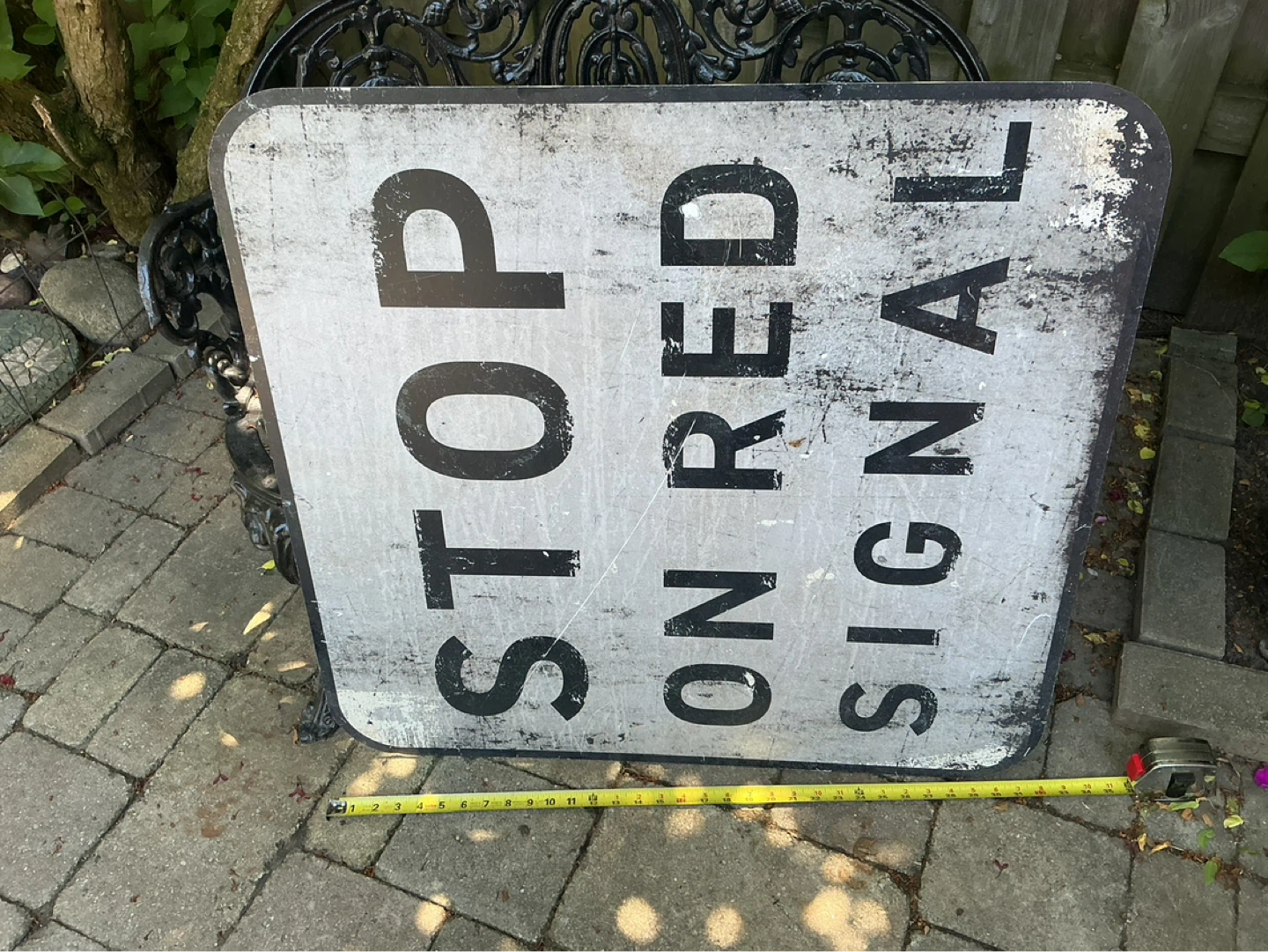 “STOP ON RED SIGNAL” Sign ! - photo 4