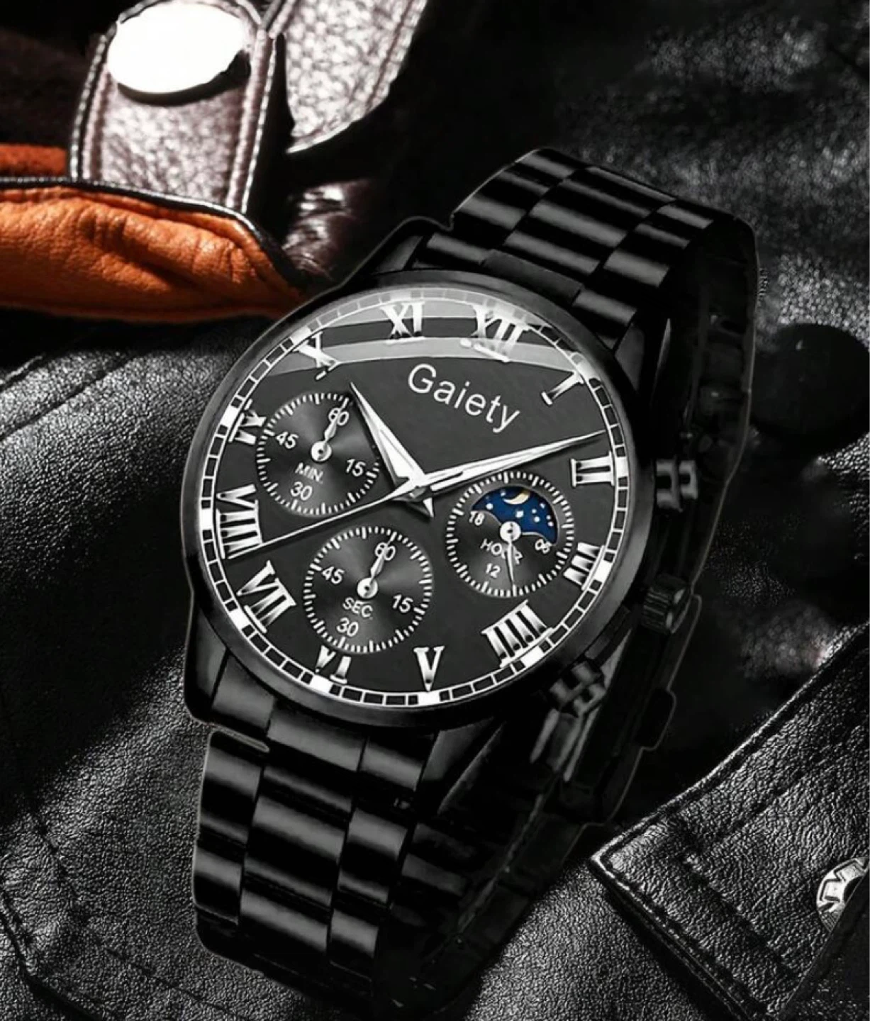 Gaiety Men's Black Watch