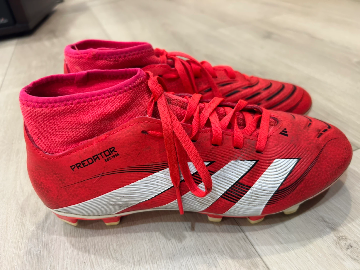 Adidas Predator Red Soccer Cleats