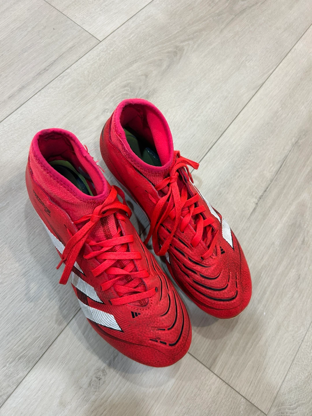Adidas Predator Red Soccer Cleats - photo 2