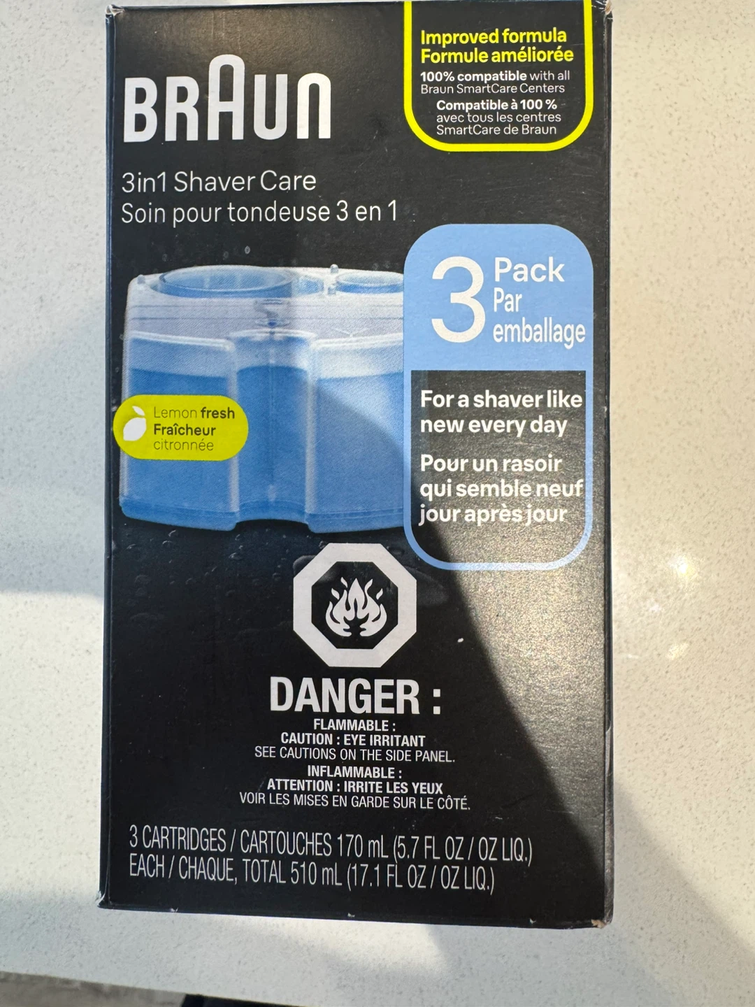 Braun 3in1 Shaver Care Cartridges - 3 Pack